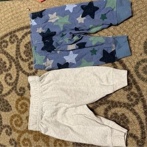 Carter's Blue Star and Gray Joggers Set